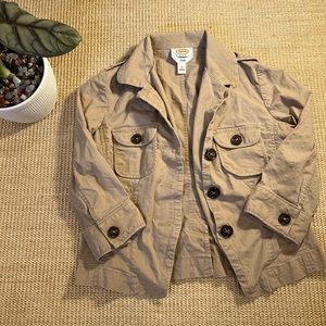 Beige cargo jacket Talbots